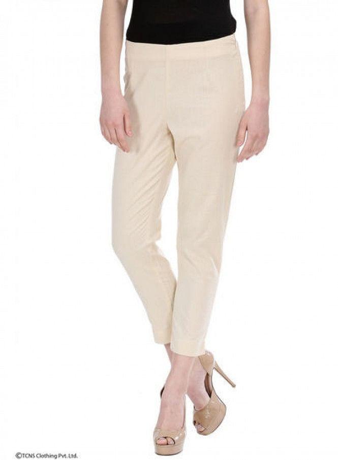 Beige Trousers - wforwoman