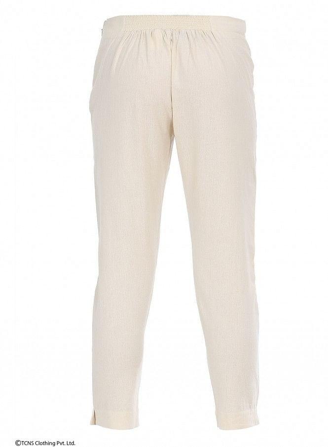 Beige Trousers - wforwoman