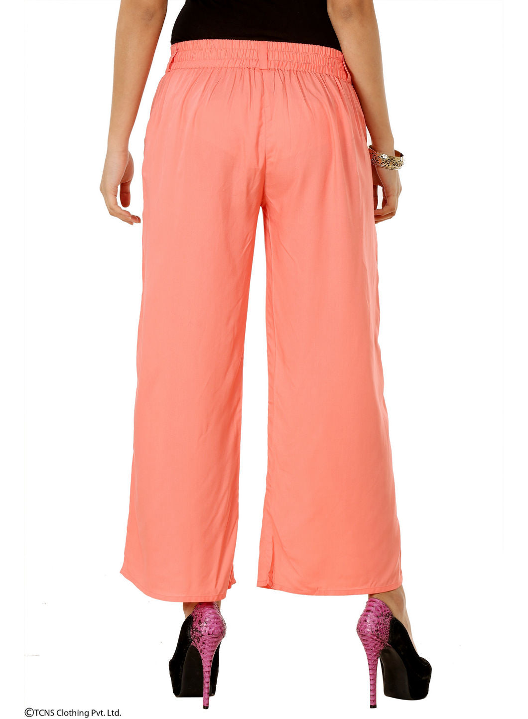 Peach-coloured Pants