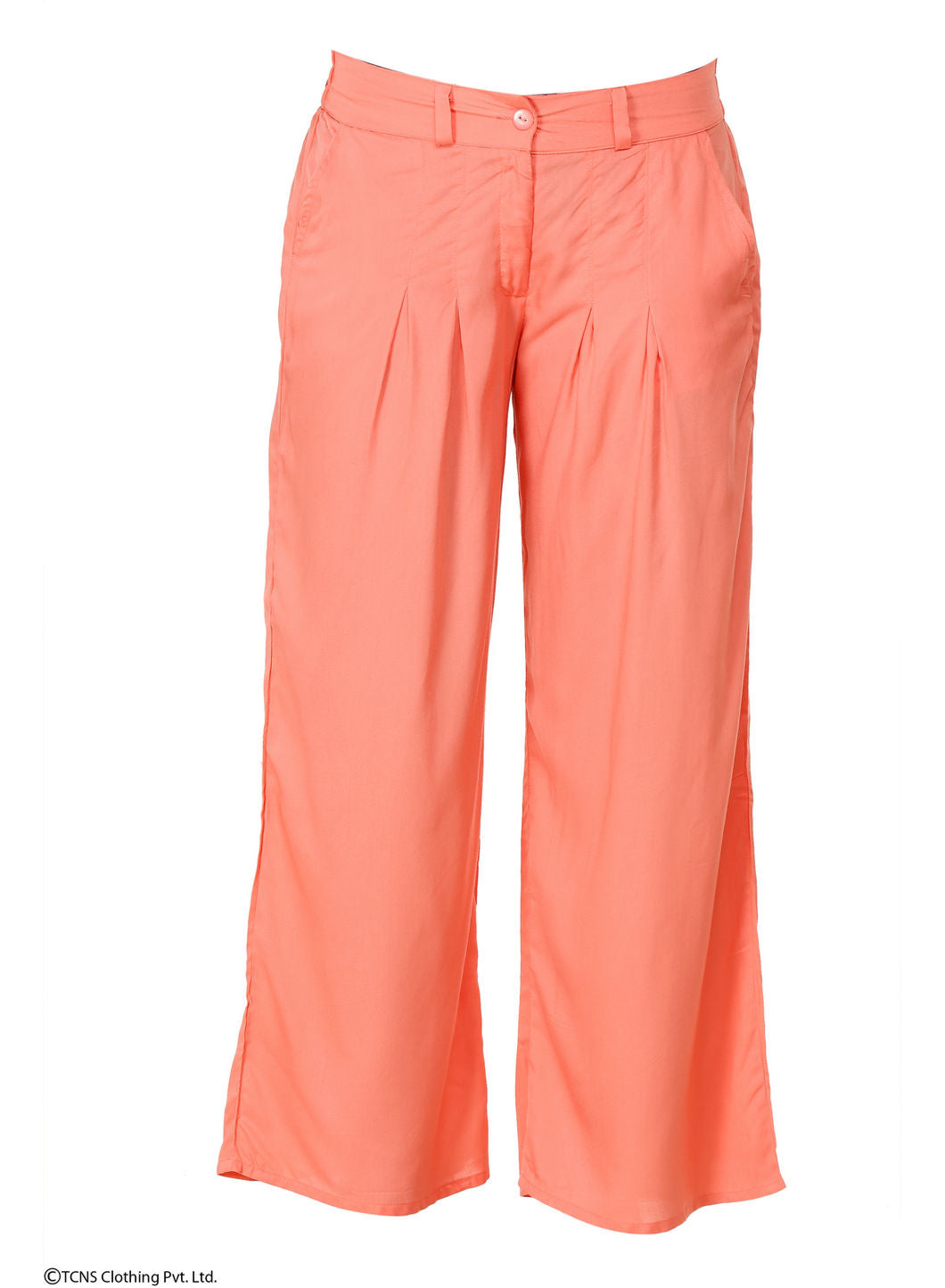 Peach-coloured Pants