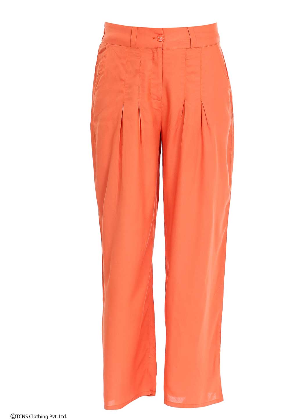 Peach-coloured Pants