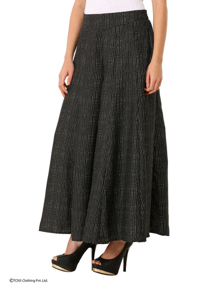 Black Printed Culottes