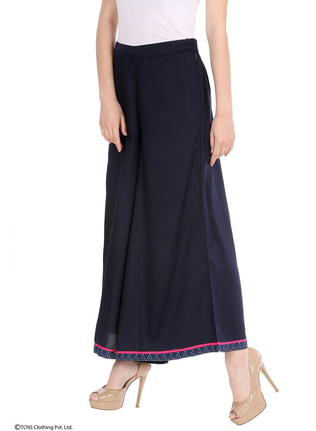 Blue Culottes - wforwoman