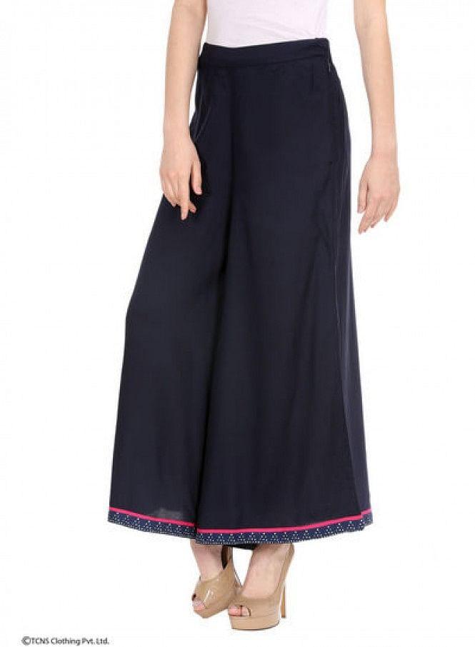 Blue Culottes - wforwoman