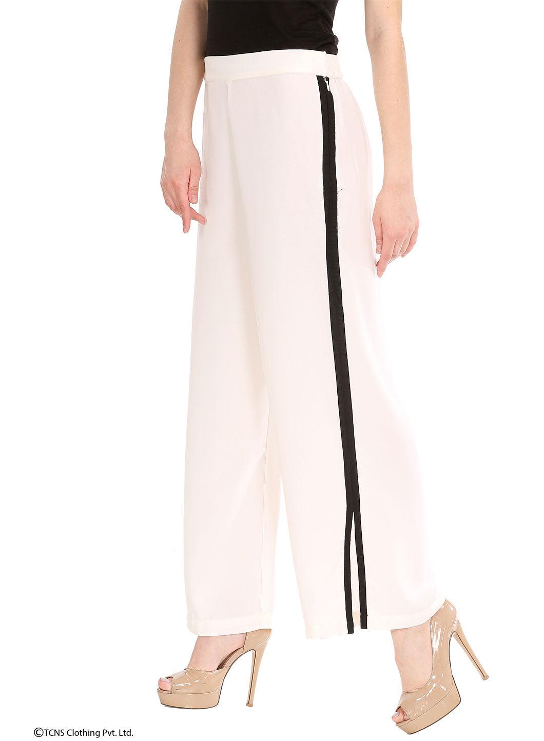 Off-White Printed Pants - wforwoman