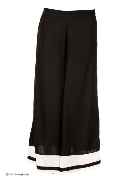 Black Printed Culottes