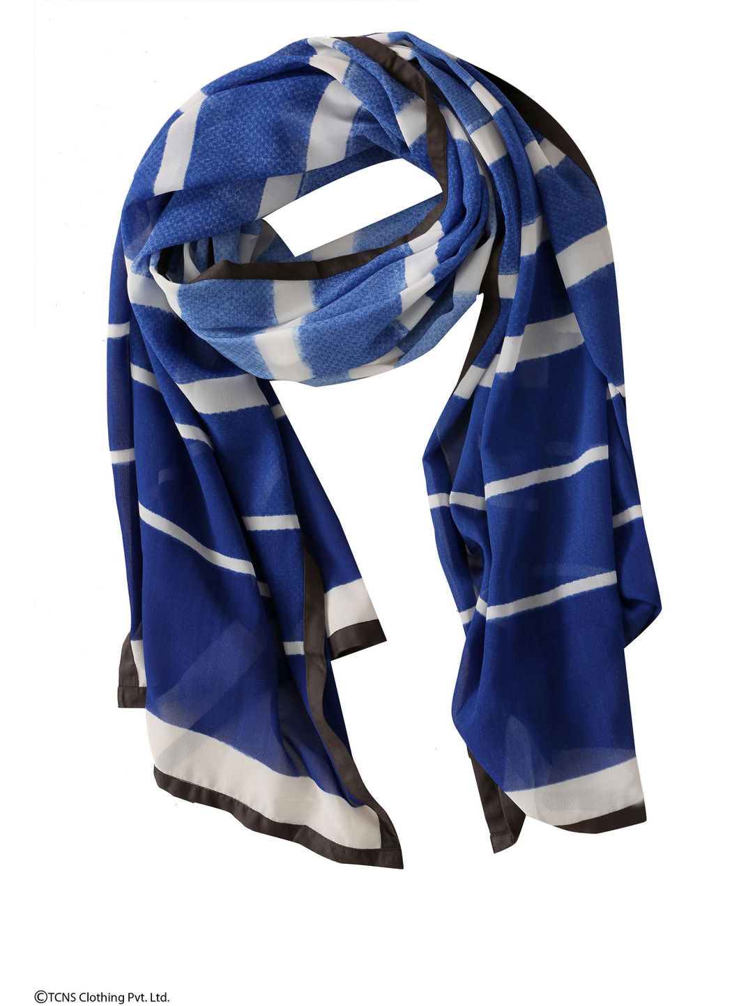 Blue Printed Dupatta