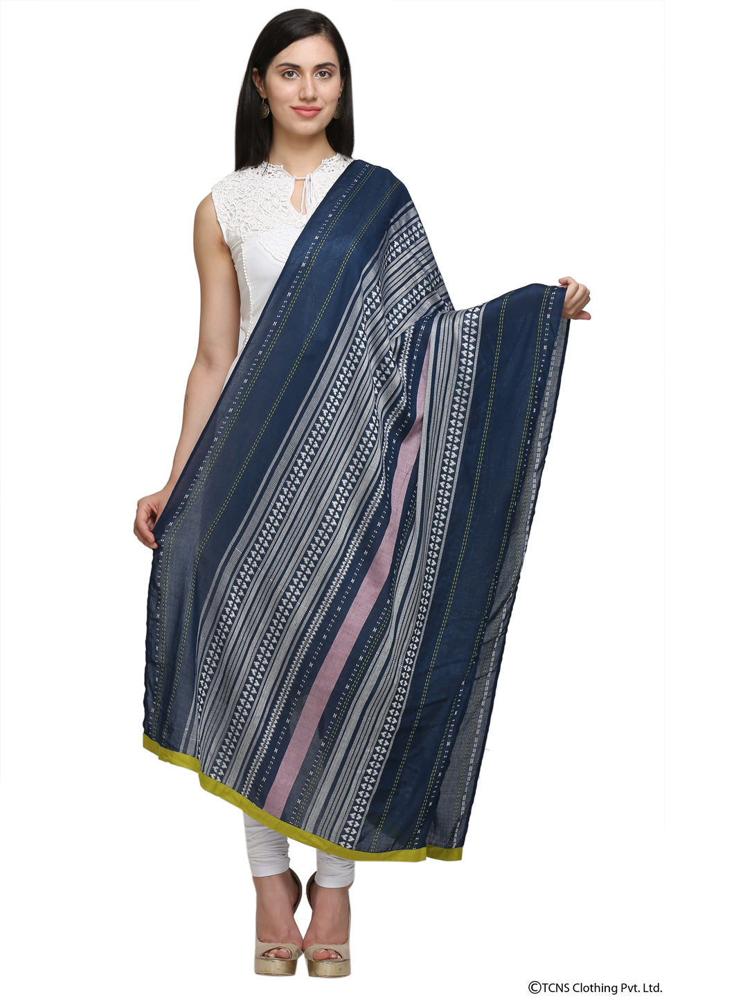 Blue Dupatta