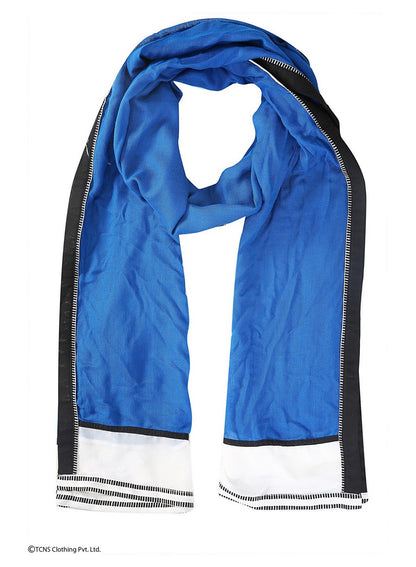 Blue Printed Dupatta