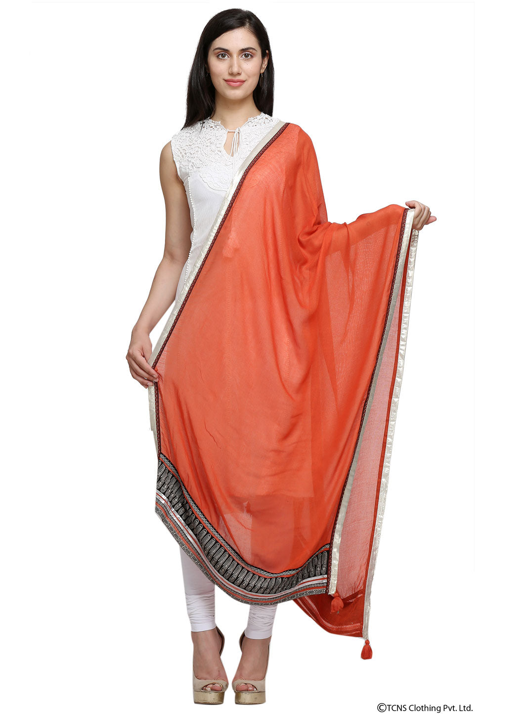 Orange Dupatta