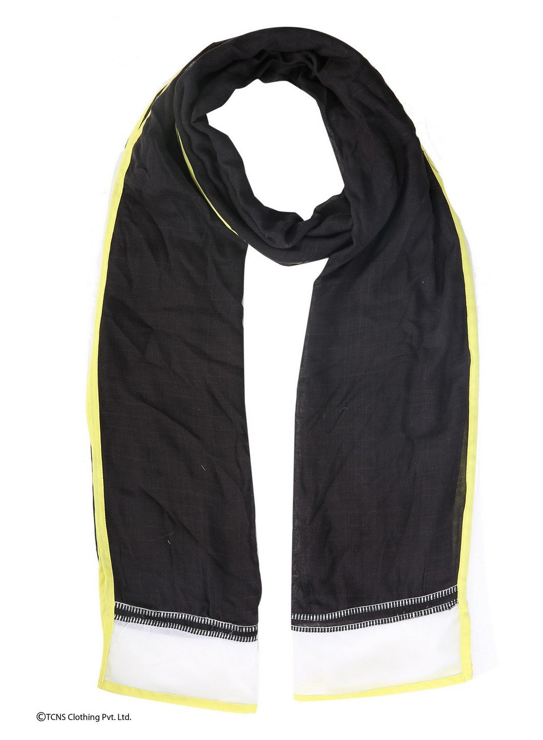 Black Printed Dupatta