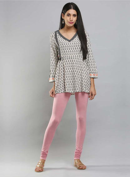 Pink Knitted Churidar