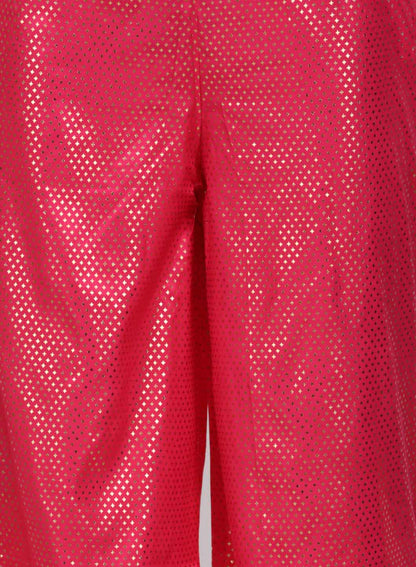 Pink Printed Palazzos