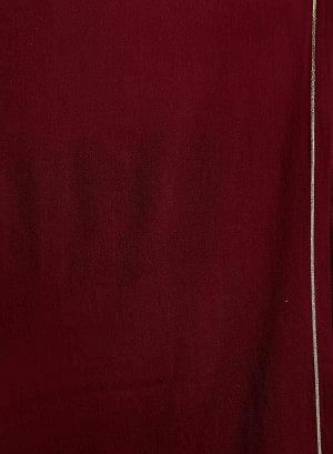 Maroon Winter Stole