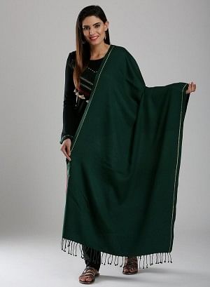 Green Winter Stole