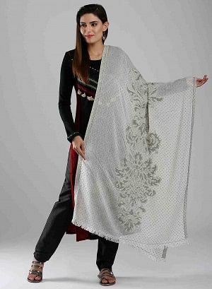 White Winter Stole