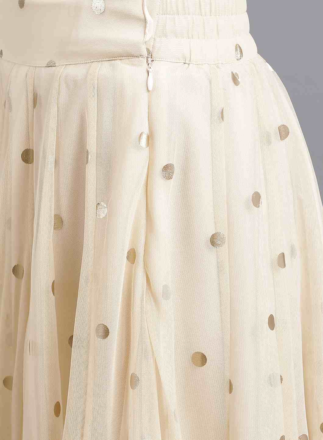 Off-White Flared Skirt