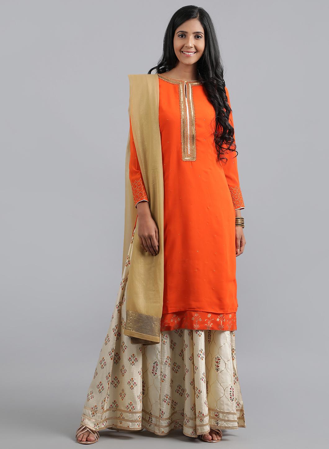 Gold Solid Dupatta