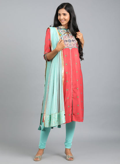 Light Green Printed Dupatta