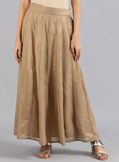 Gold Solid Skirt