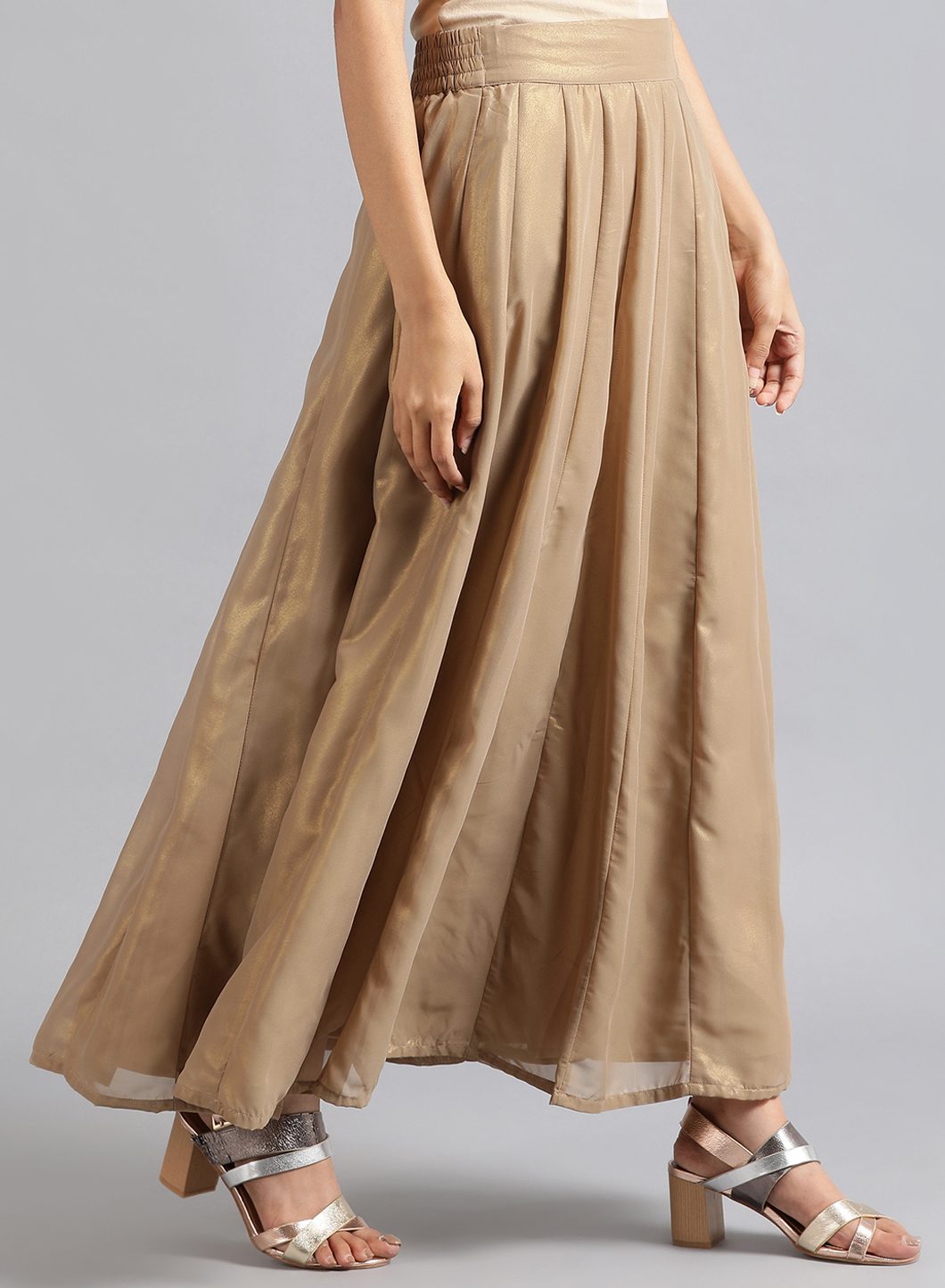 Gold Solid Skirt