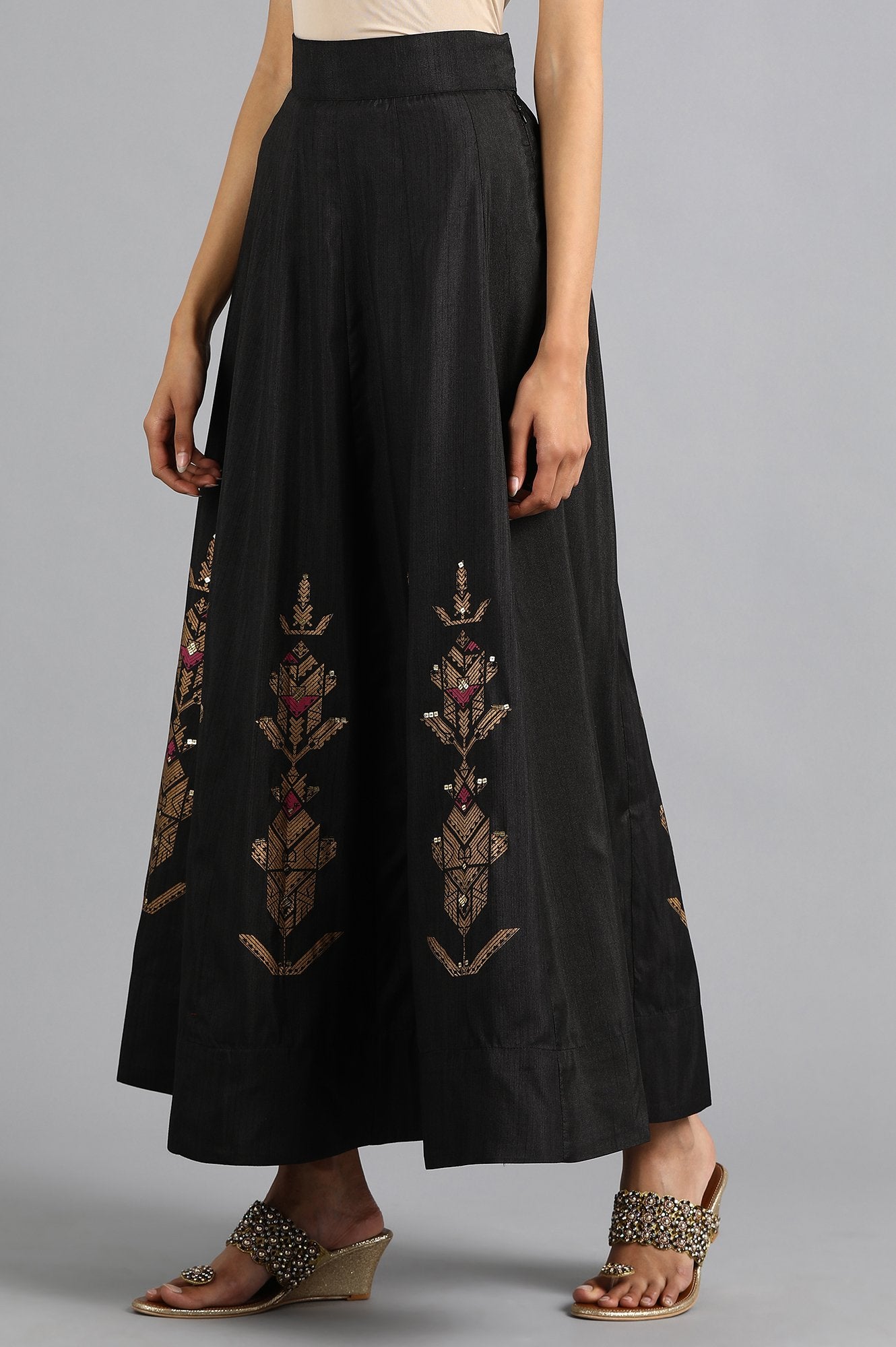 Black &amp; Golden Skirt