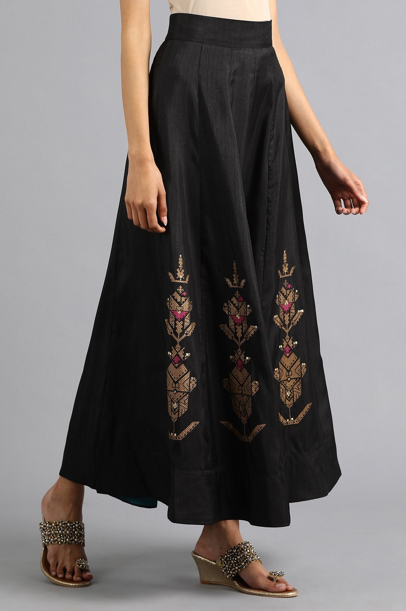 Black &amp; Golden Skirt