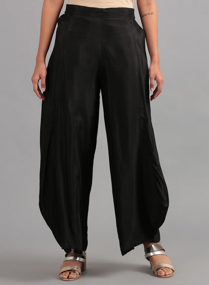 Black Cowl Pants