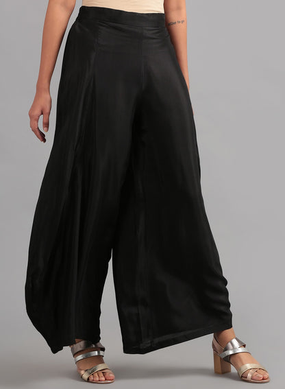 Black Cowl Pants