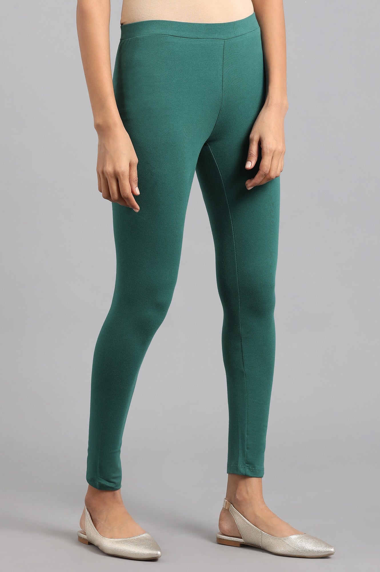 Teal Ankle length Tights