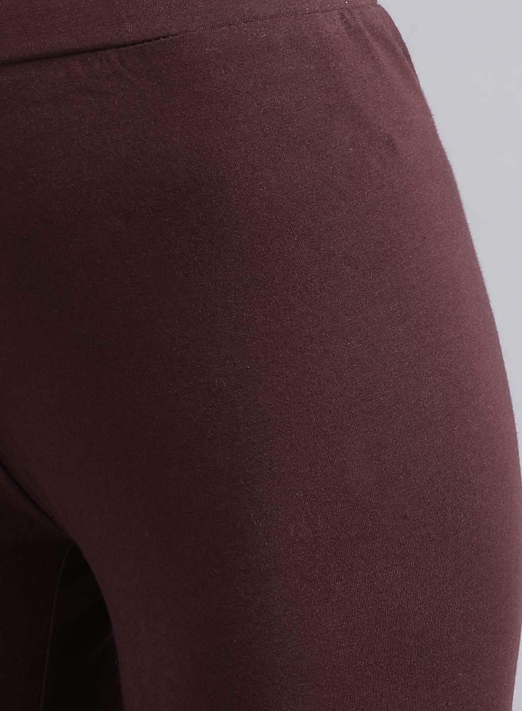 Wine Solid Tights