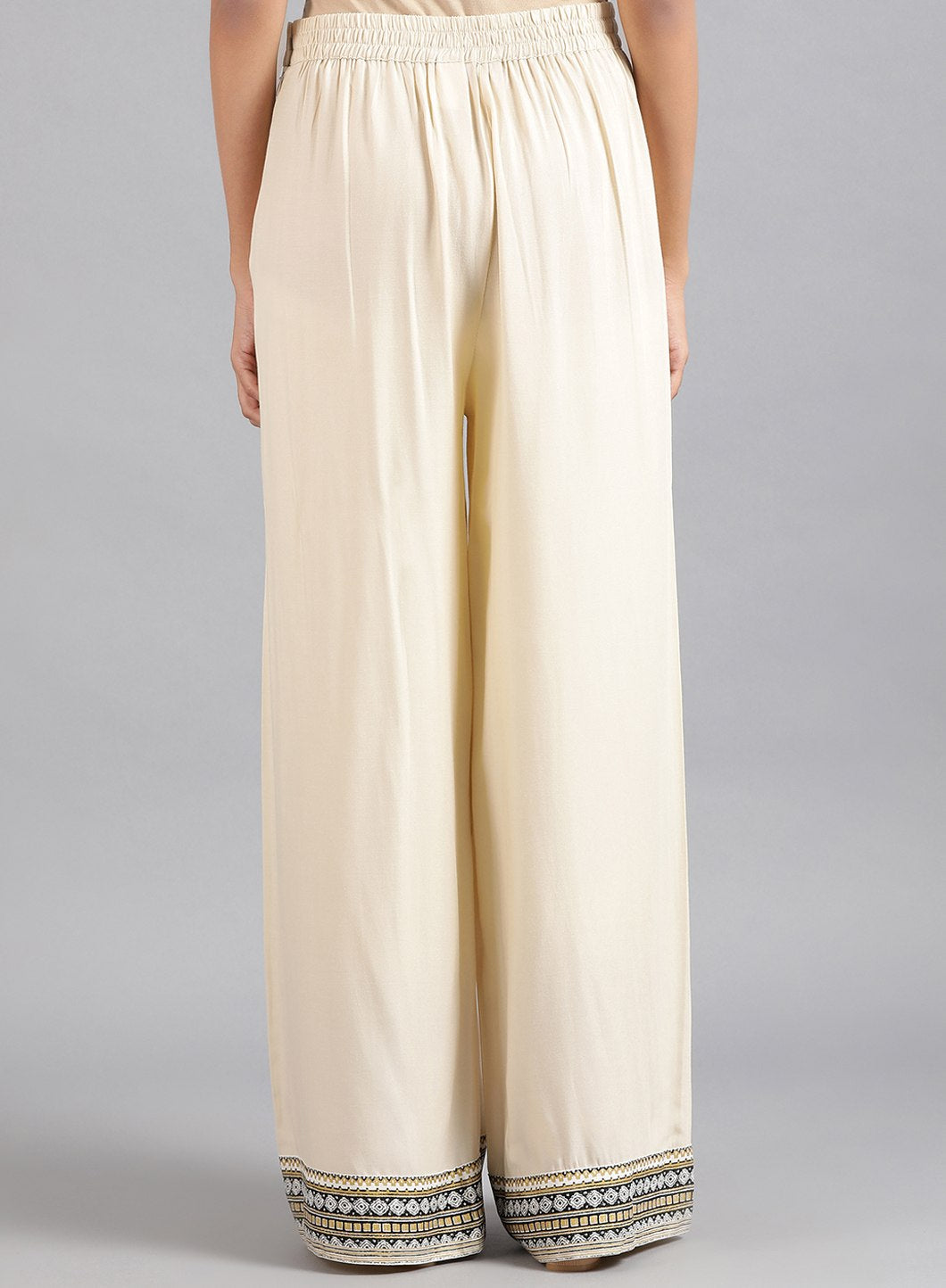 Beige Parallel Pants