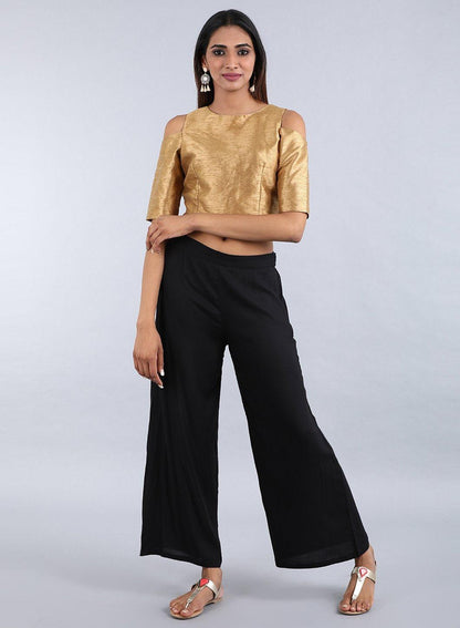 Black Parallel Pants - wforwoman