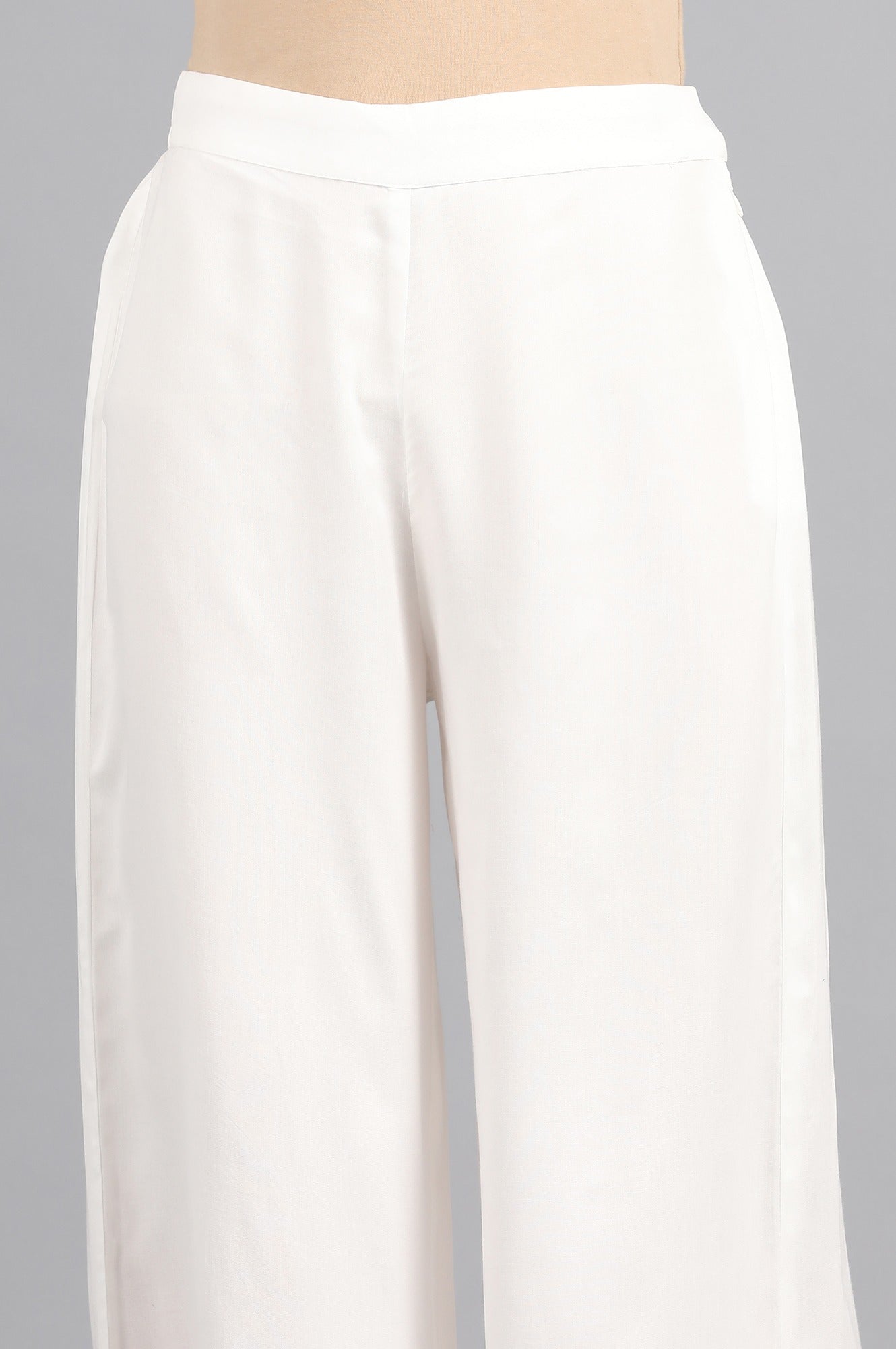 White Parallel Pants