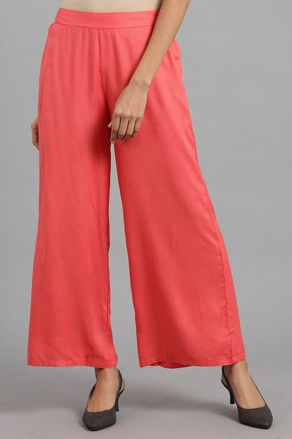 Red Parallel Pants - wforwoman