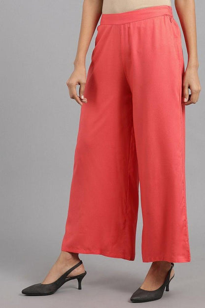 Red Parallel Pants - wforwoman