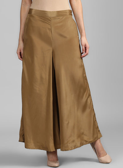 Golden Flared Culottes