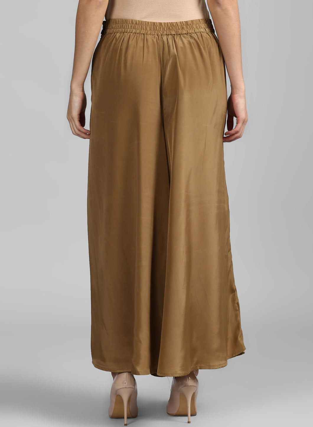 Golden Flared Culottes