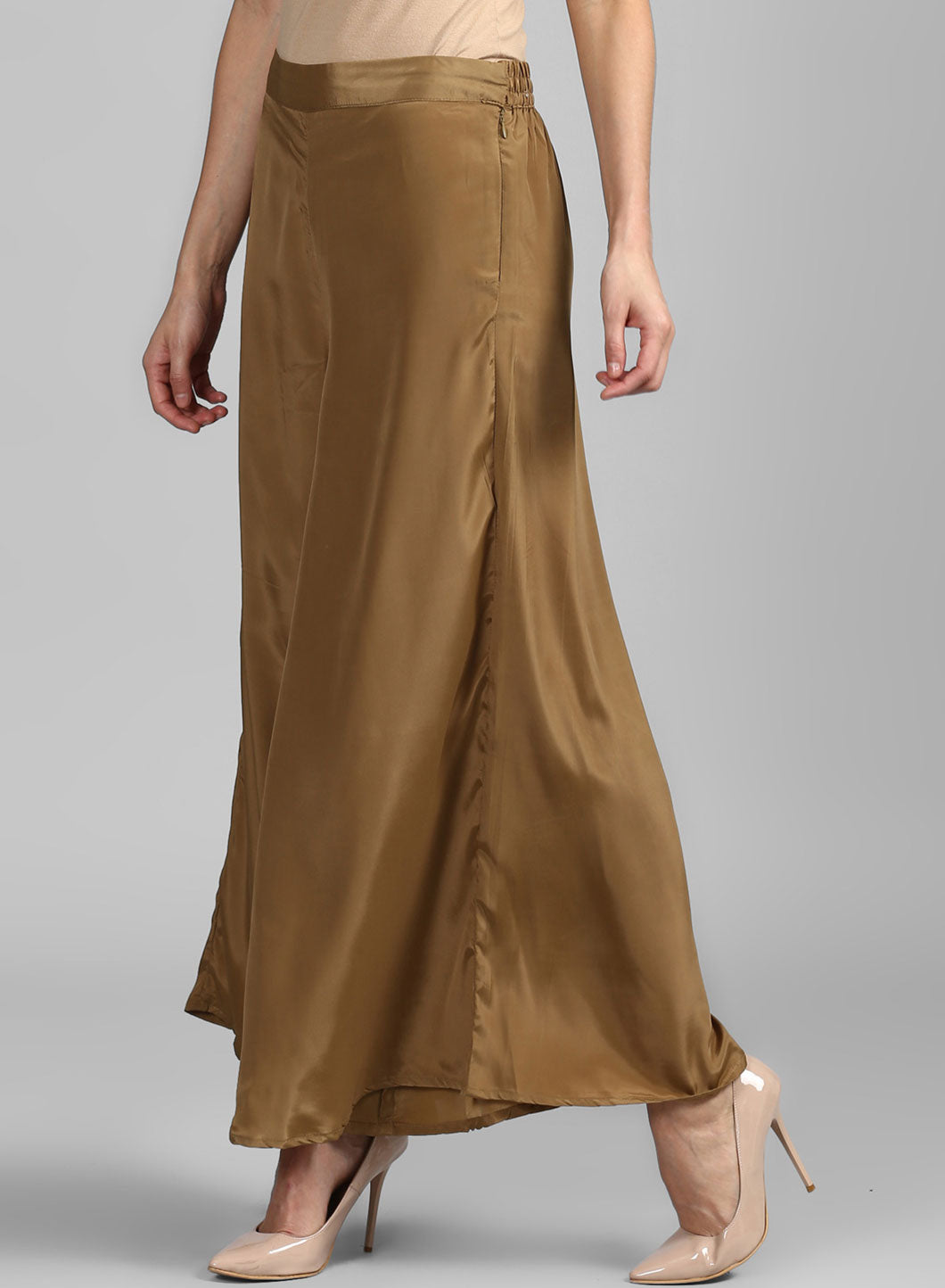 Golden Flared Culottes