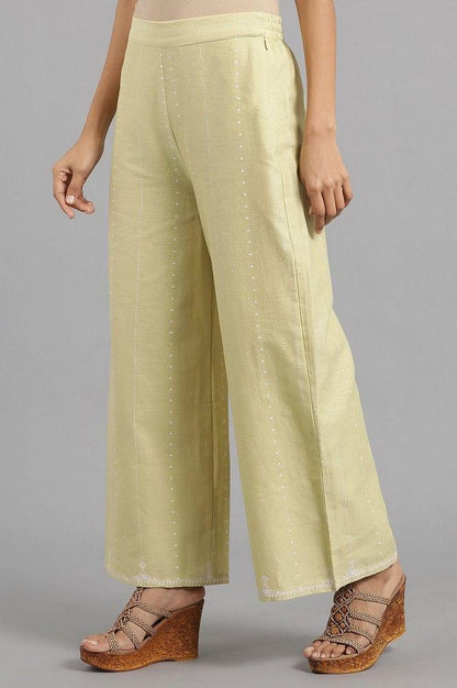 Green Parallel Pants - wforwoman