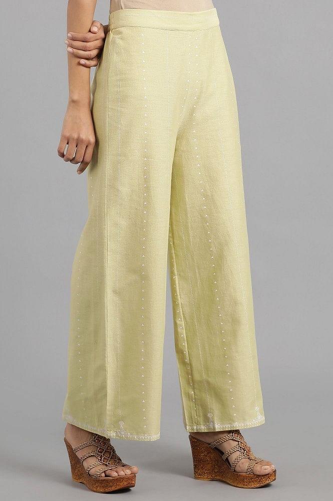 Green Parallel Pants - wforwoman