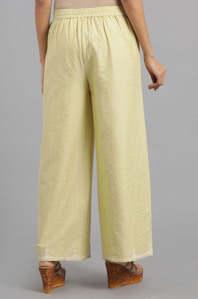 Green Parallel Pants - wforwoman