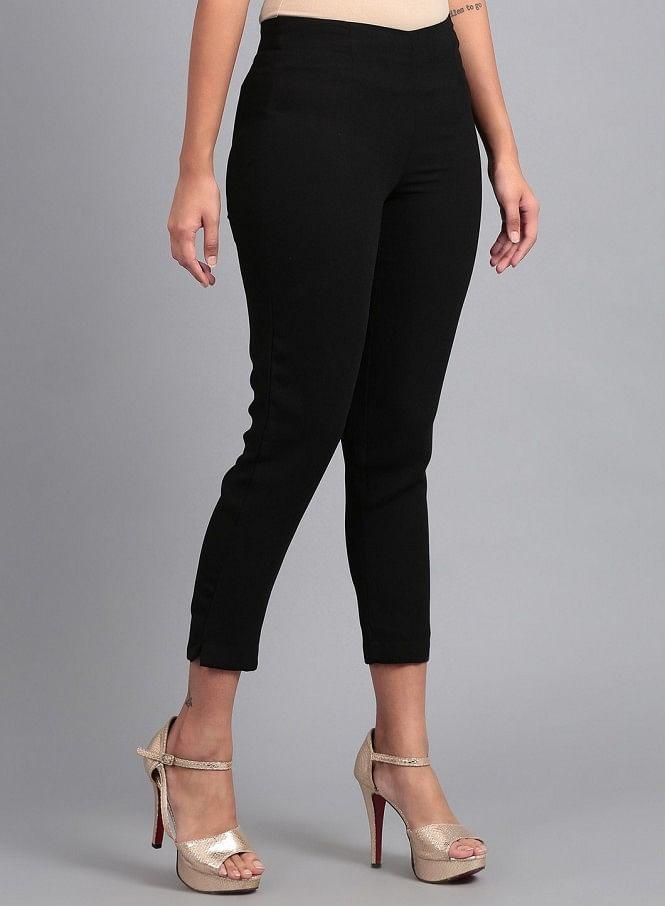 Black Slim Pants - wforwoman