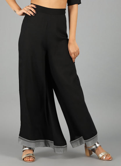 Black Flared Pants