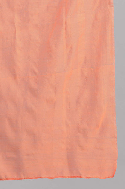 Orange Solid Dupatta