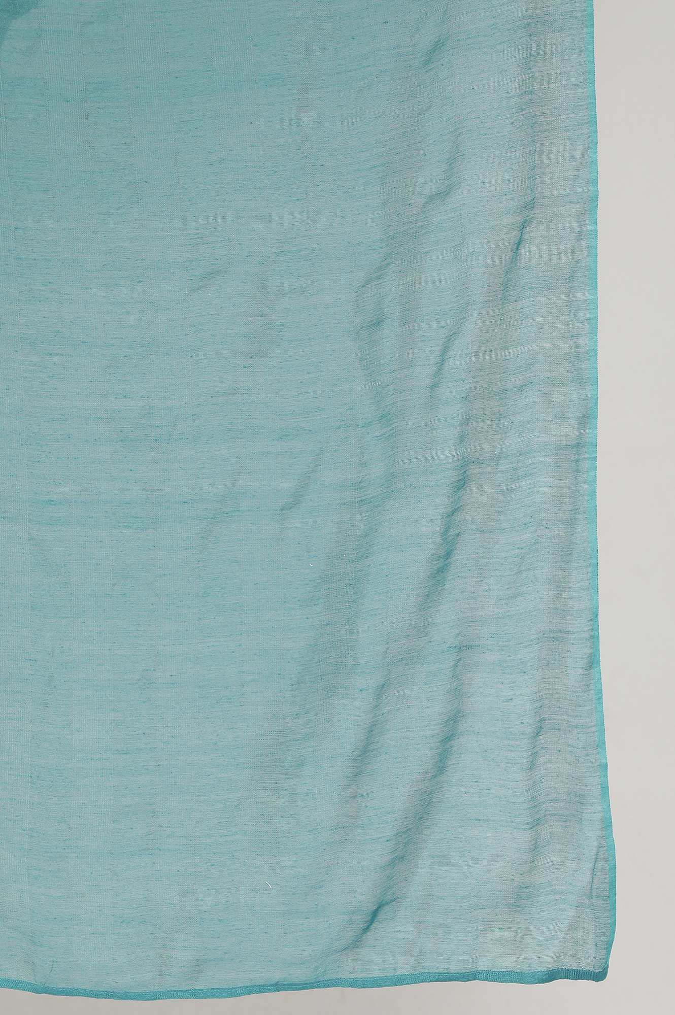 Teal Solid Dupatta