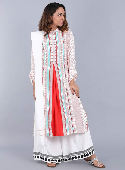 White Dupatta