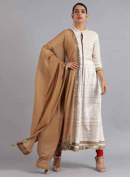 Gold Solid Dupatta