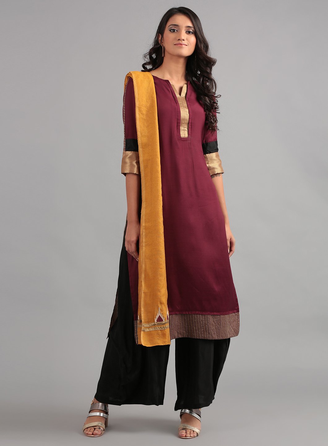 Mustard Solid Dupatta