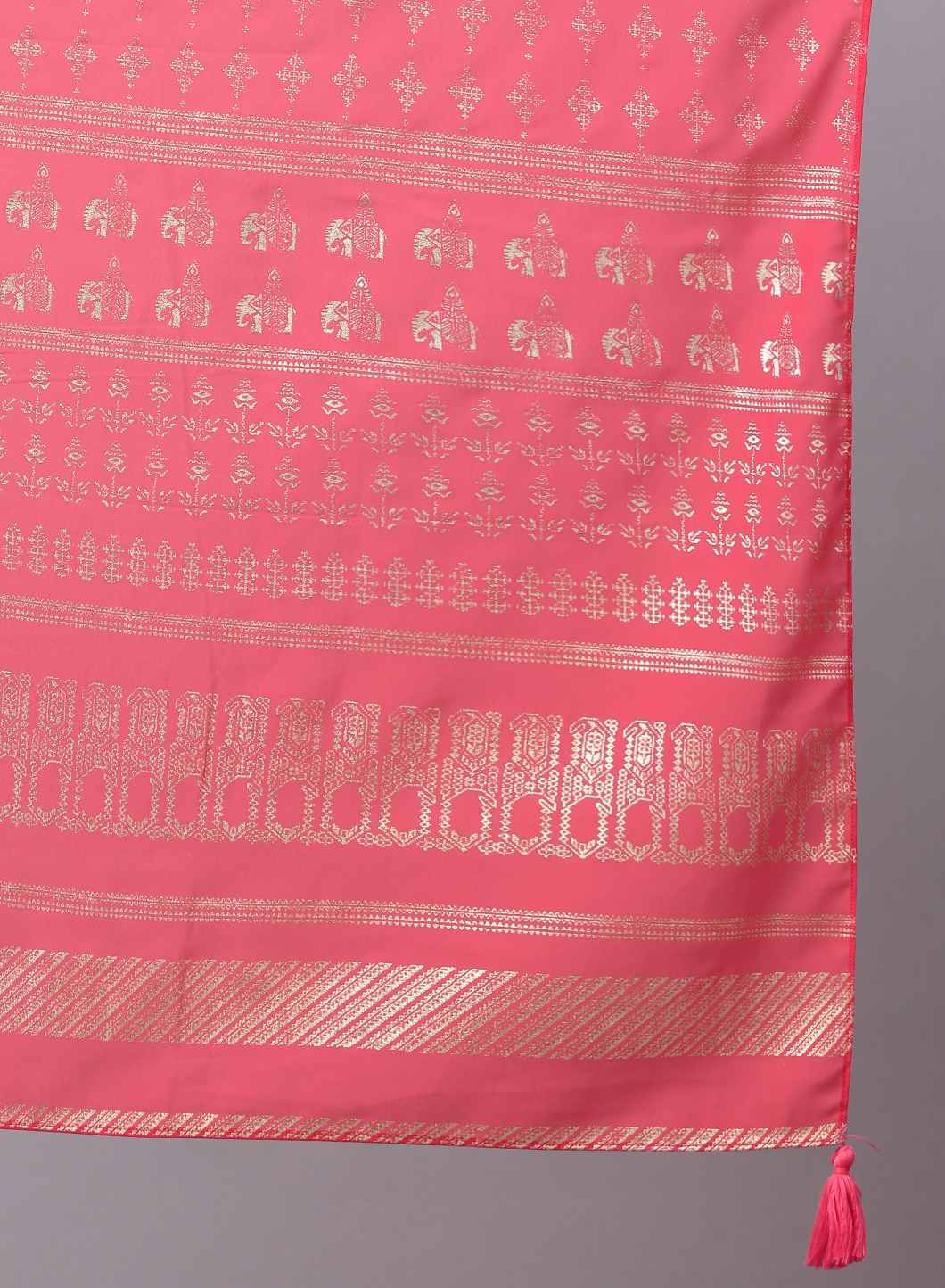 Pink Printed Dupatta